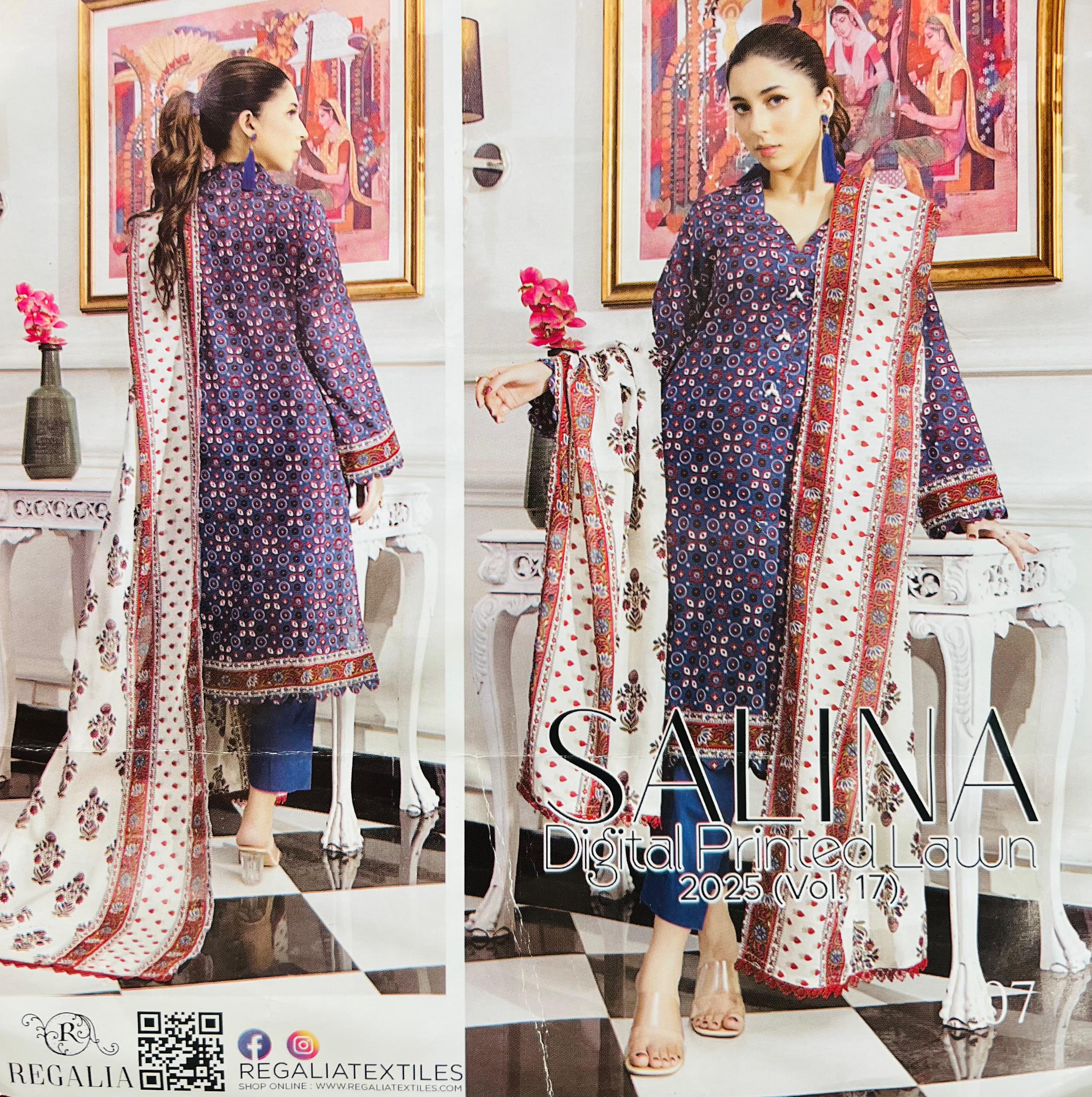 Salina By Regalia 3PC Lawn