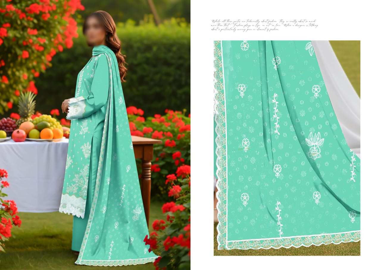 SINGHAR  3PC EMBROIDERED VISCOUSE (04A)