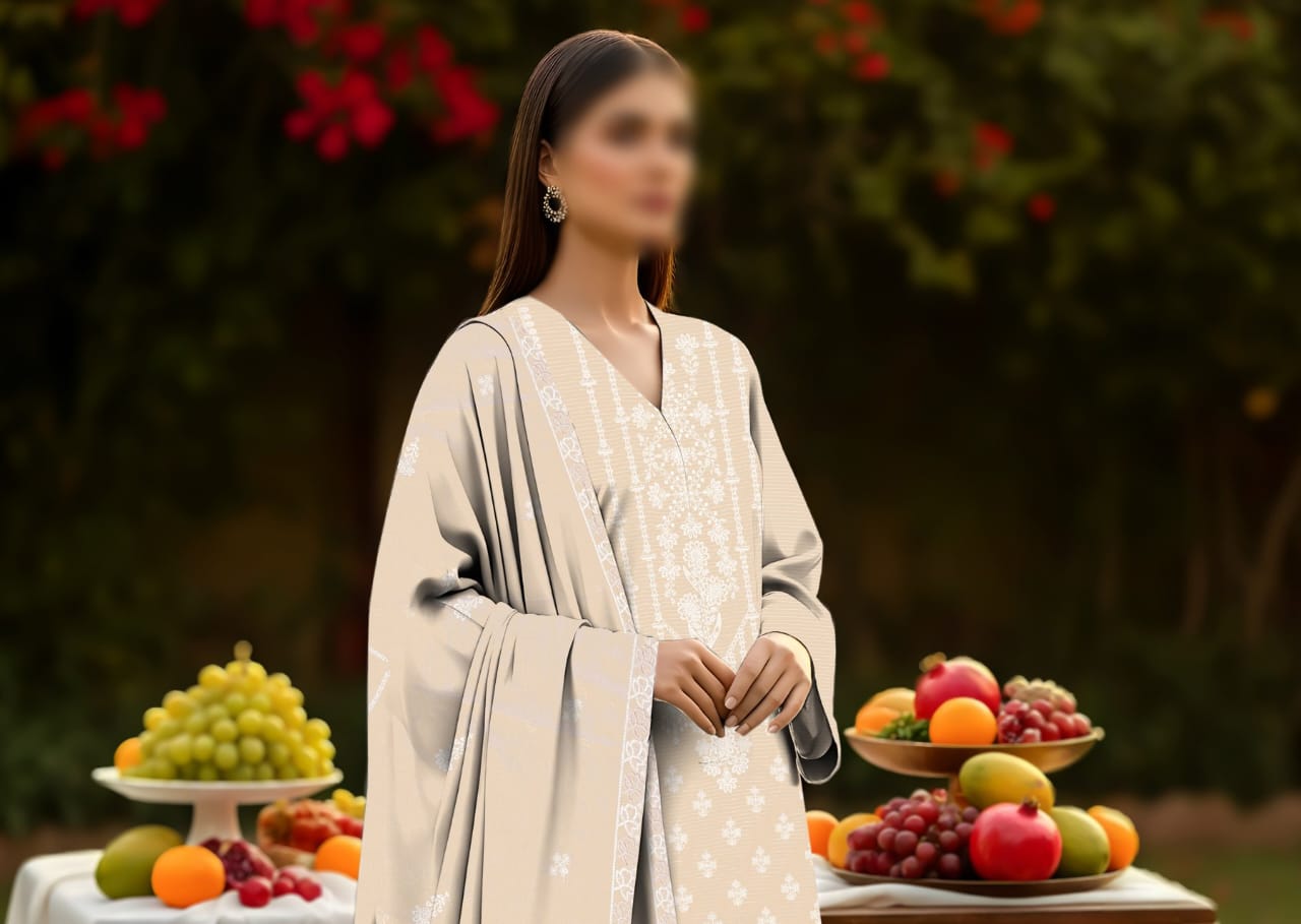 SINGHAR  3PC EMBROIDERED VISCOUSE (06A)