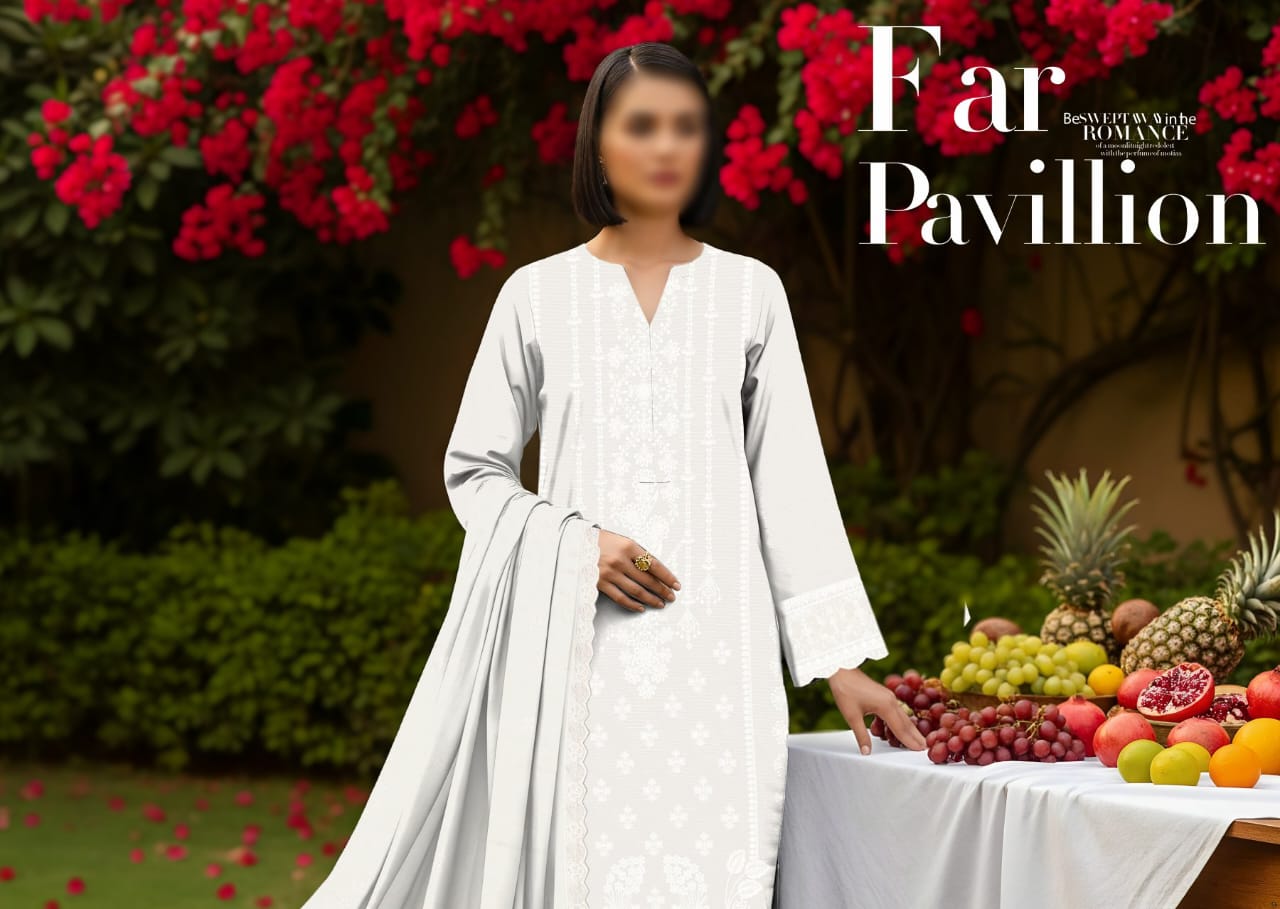 SINGHAR  3PC EMBROIDERED VISCOUSE (02A)